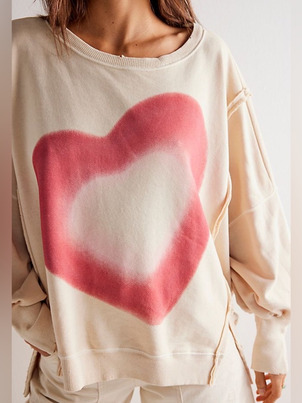 We the Free Camden Sweater with Heart